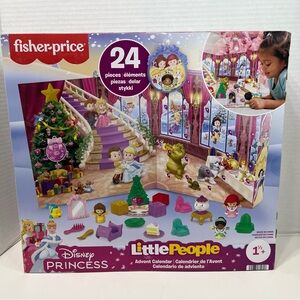 FISHER PRICE LITTLE PEOPLE Disney Princess Christmas advent calendar set